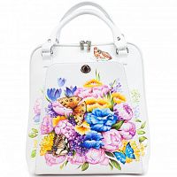 Женская сумка-рюкзак с росписью "Полевые цветы" фото
