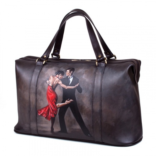 Кожаная сумка для ручной клади "Аргентинское танго" фото фото 2