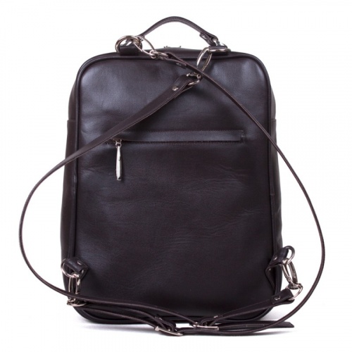 Кожаный рюкзак с рисунком лиса "Лис-шутник" фото фото 4