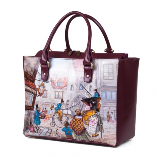 Деловая стильная женская сумка "Старый Лондон" фото шоппера фото 2