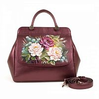 Модная сумка с рисунком "Розовый сад" фото