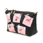 Женская сумка кросс боди с рисунком ручной работы на заказ «Розовый пятачок»