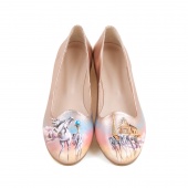 Балетки с принтом "Дали"