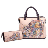 Комплект из саквояжа и кошелька "Филин"