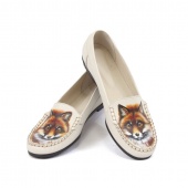 Кожаные мокасины "Лисица"