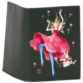 Обложка на паспорт "Алиса в стране чудес"