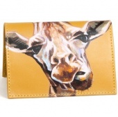Прикольная обложка на паспорт "Жираф"