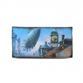 Женский кошелек-портмоне с рисунком "Машина времени"