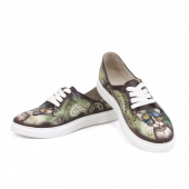 Красивые женские кеды "Кот механик"