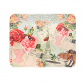 Холдер-конверт для карт и купюр с принтом "Париж"