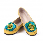 Мокасины "Цветок 3D"