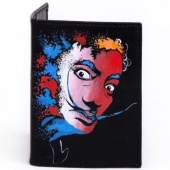 Обложка из натуральной кожи "Дали"