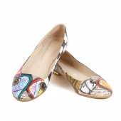 Яркие балетки "Этно рыбы"