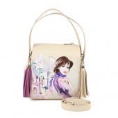 Квадратная сумка на плечо "Горожанка"