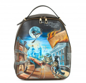 Женский рюкзак с авторским рисунком "Мастер и Маргарита"