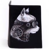 Обложка для паспорта с котом "Кот механик"