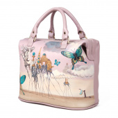 Кожаная сумка саквояж "Дали. Искушение"