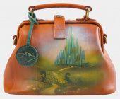 Маленькая сумка-саквояж с рисунком "Изумрудный город"