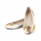 Балетки из натуральной кожи "Сафари"