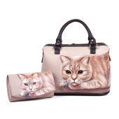 Комплект из саквояжа и кошелька "Рыжий хвост"