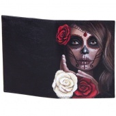 Чёрная обложка для документов "Любовь и смерть"