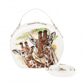 Женская полукруглая сумка "Сафари"