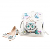 Комплект балетки и рюкзак "Чеширское чаепитие"