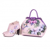 Комплект саквояж и ботильоны "Колибри"