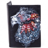 Обложка для документов на заказ "Лев - царь зверей"