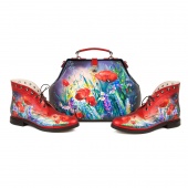 Комплект саквояж и ботинки "Летний луг"