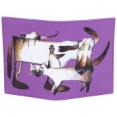 Прикольная обложка на паспорт "Котопёс"