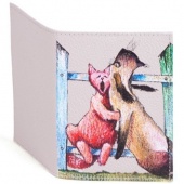 Стильная обложка для паспорта "Дружки"