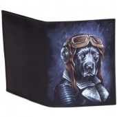 Мужская обложка для паспорта из кожи "Летун"