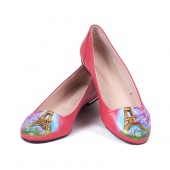 Женские туфли-балетки "Цветущий Париж"