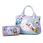 Комплект из саквояжа и кошелька "Весенний"