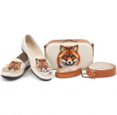 Мокасины и поясная сумка "Лисица"