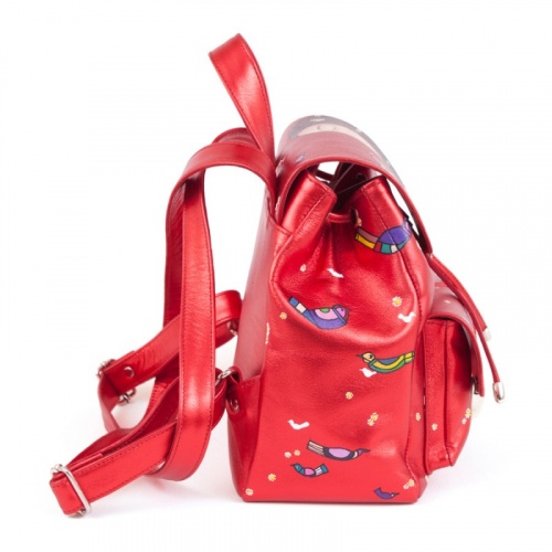Женский рюкзак "Этно Птички" с рисунком, росписью, принтом - фото фото 3