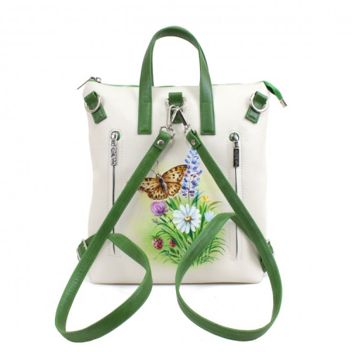 Женская сумка-рюкзак с красивым рисунком "Летняя" фото фото 2