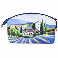 Косметичка "Пейзажи Прованса" с рисунком, росписью, принтом  - смотреть фото