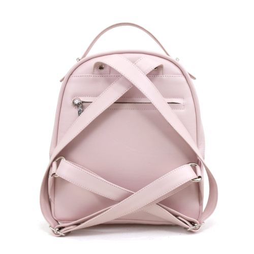 Женский рюкзак с аппликацией и росписью "Пионы" — модный женский кожаный рюкзак ручной работы с рисунком и вышивкой - Sumnizza фото 4