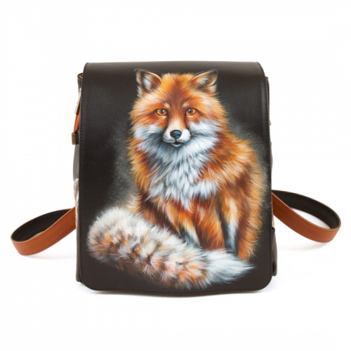 Женский рюкзак с рисунком лисы "Рыжая лисичка" фото фото 5