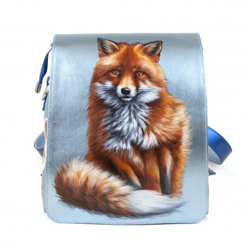 Женский рюкзак с рисунком лисы "Рыжая лисичка" фото фото 6