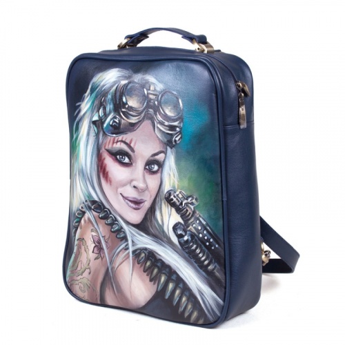 Рюкзак "Девушки Стимпанк" с рисунком, росписью, принтом - фото фото 2