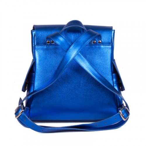 Синий рюкзак женский с росписью "Ажурный слон" фото фото 3