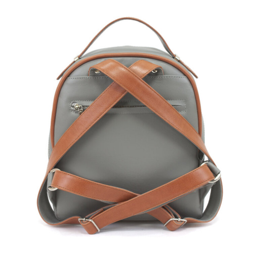 Кожаный рюкзак с рисунком кошечки "Карие глазки" фото фото 4