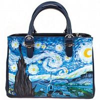 Большая женская сумка "Ван Гог Звездная ночь" фото