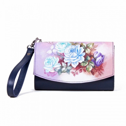 Женская сумочка кошелёк "Розы" фото