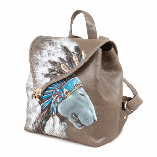 Рюкзак "Бультерьер" с рисунком, росписью, принтом - фото фото 3