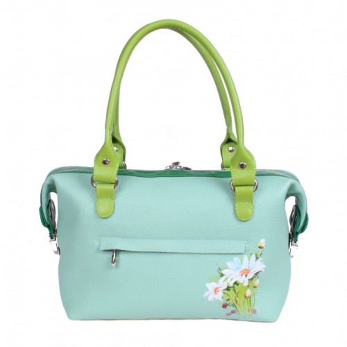 Женская сумка весна лето с росписью "Белые ромашки" фото фото 5
