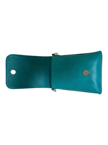 Женская сумка для телефона на плечо с рисунком «Лисичка» | Авторская ручная работа — кросс боди с принтом на заказ фото 9